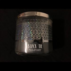 Bath & Body Works Accents - Bath & Body Works Black Tie 3-Wick Candle Holo Bath & Body Works Accents - Bath & Body Works Black Tie 3-Wick Candle Holo